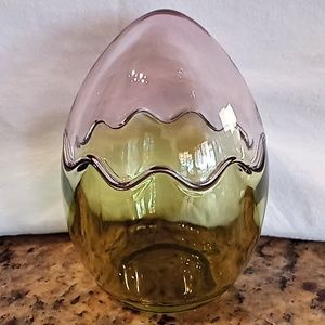 Egg Shaped Glass Dessert Bowl. Great for Ice Cream, Mousse, Puddings and More.